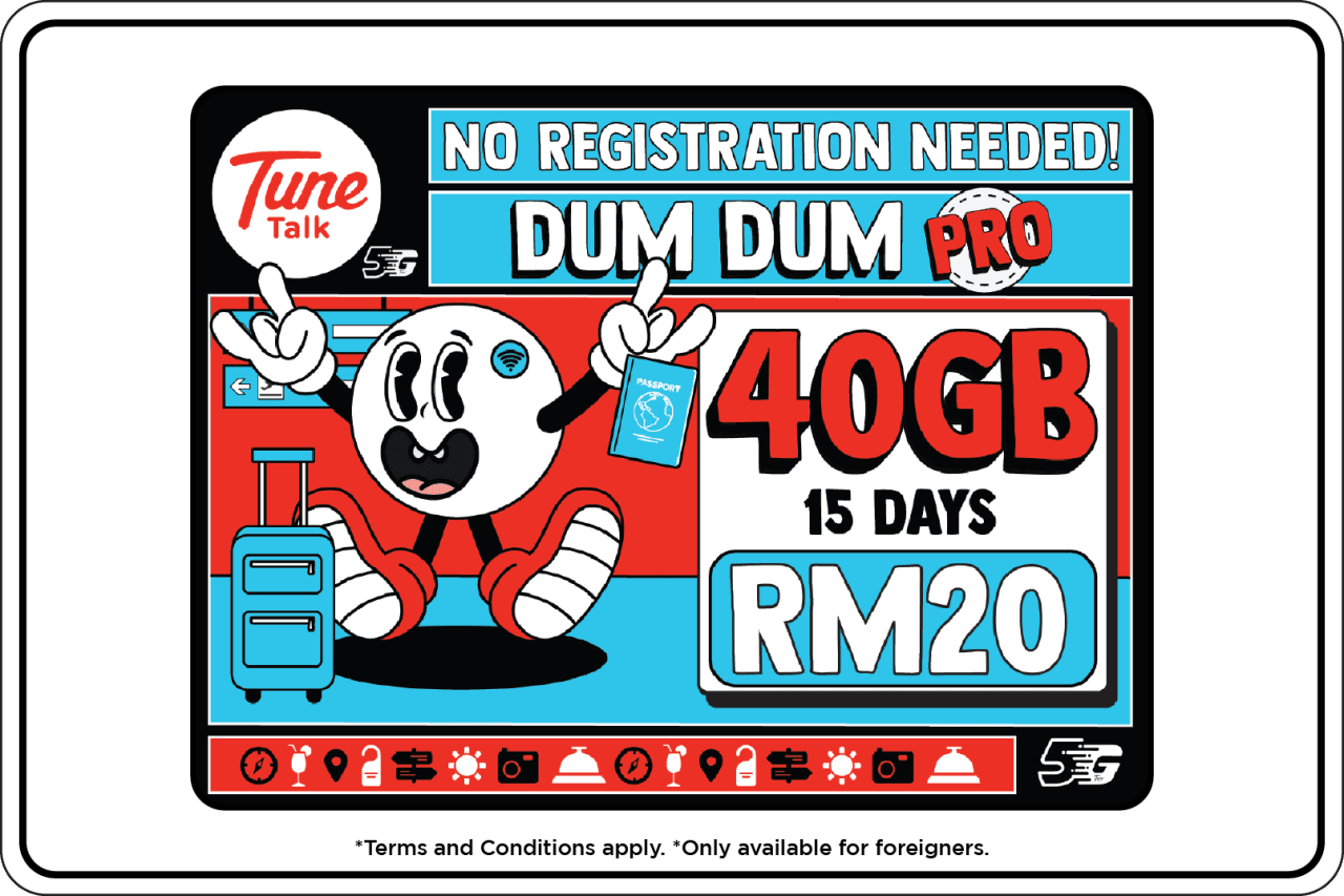 Malaysia 5G SIM Card (Kuala Lumpur International Airport Terminal 2 Pickup) - image 6