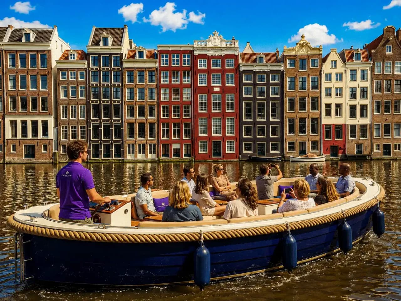 Crucero matutino en barco abierto por Ámsterdam - imagen 2