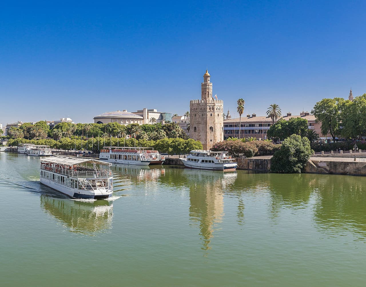 Seville: Sightseeing Cruise from Torre Del Oro - main image
