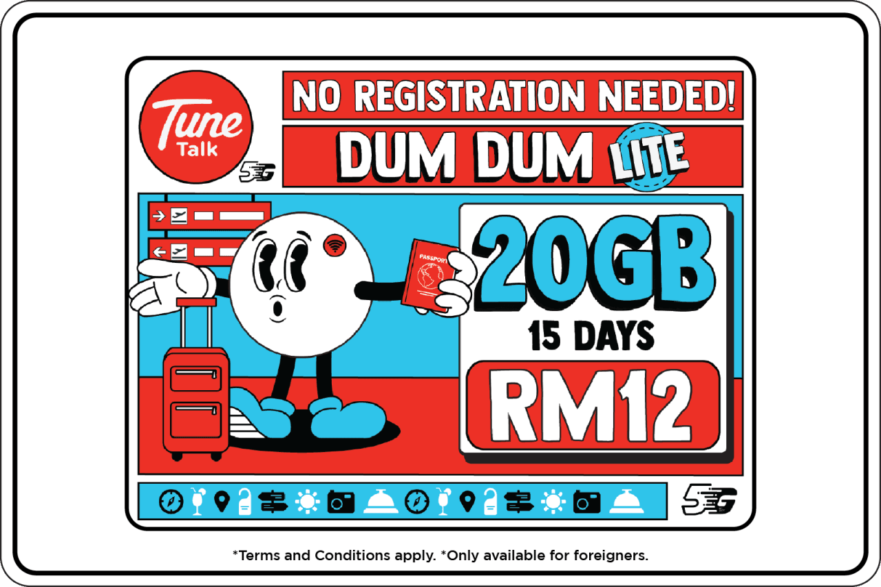 Malaysia 5G SIM Card (Kuala Lumpur International Airport Terminal 1 Pickup) - image 5