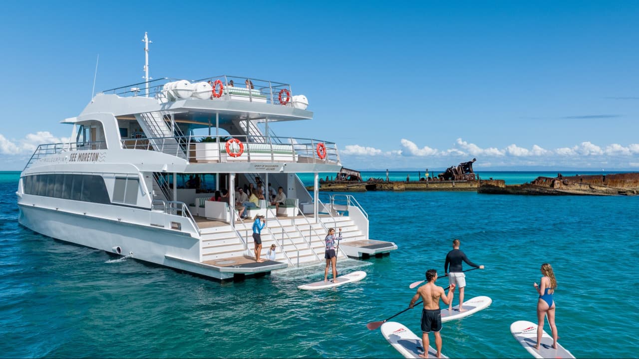 Tangalooma Wrecks & Dolphin Cruise Optional Round transfer from Brisbane City and Gold Coast - main image