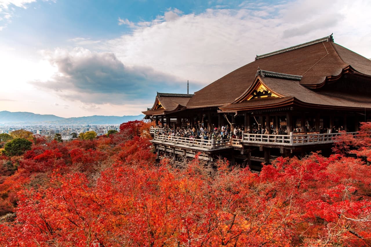 Kyoto and Nara Full-Day Tour from Osaka: Kiyomizudera Area, Fushimi Inari Taisha, Nara Park - main image