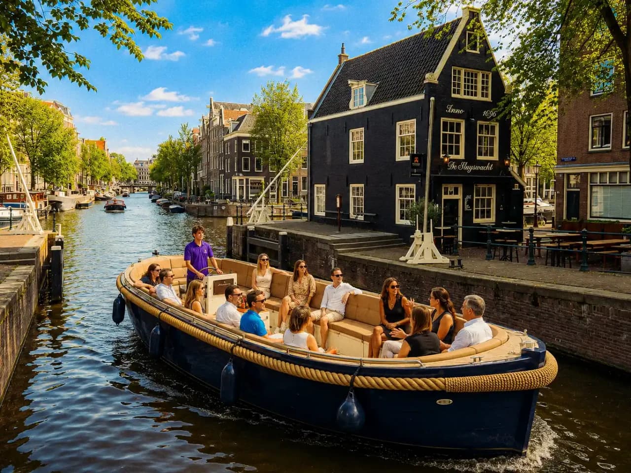 Amsterdam Open Boat Morning Cruise - image 5