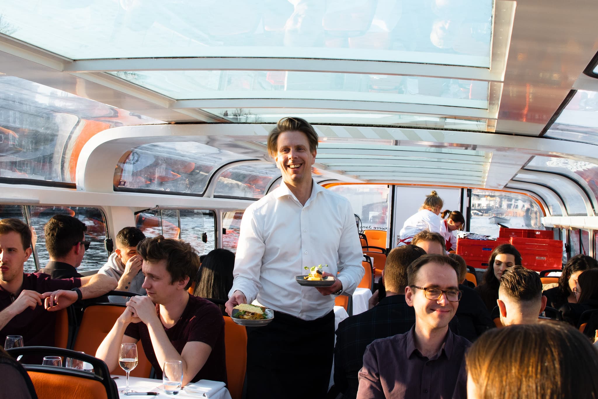Amsterdam Canal Cruise with 4-Course Dinner - main image