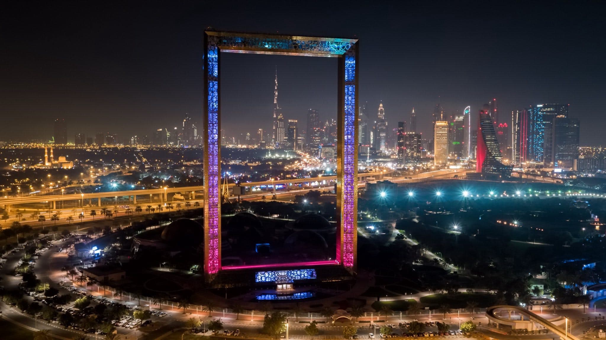 COMBO: Dubai Frame + Dubai Garden Glow: Dinosaur Park and Fantasy Park Tickets - main image