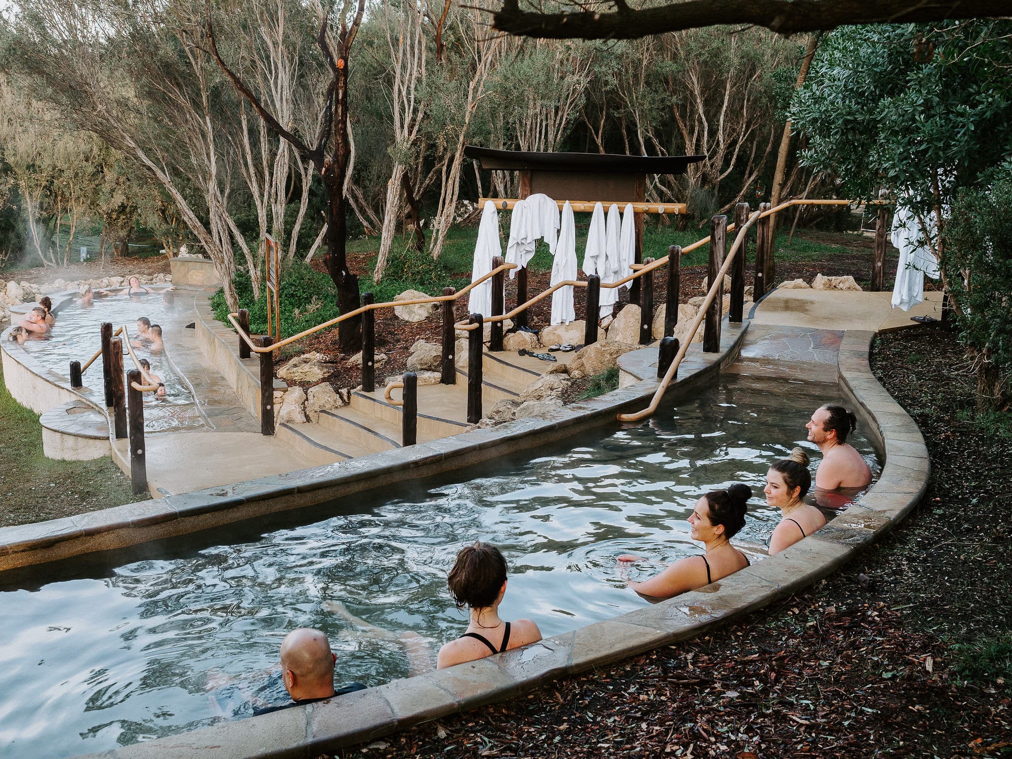 Peninsula Hot Springs and Mornington Bathing Boxes - main image