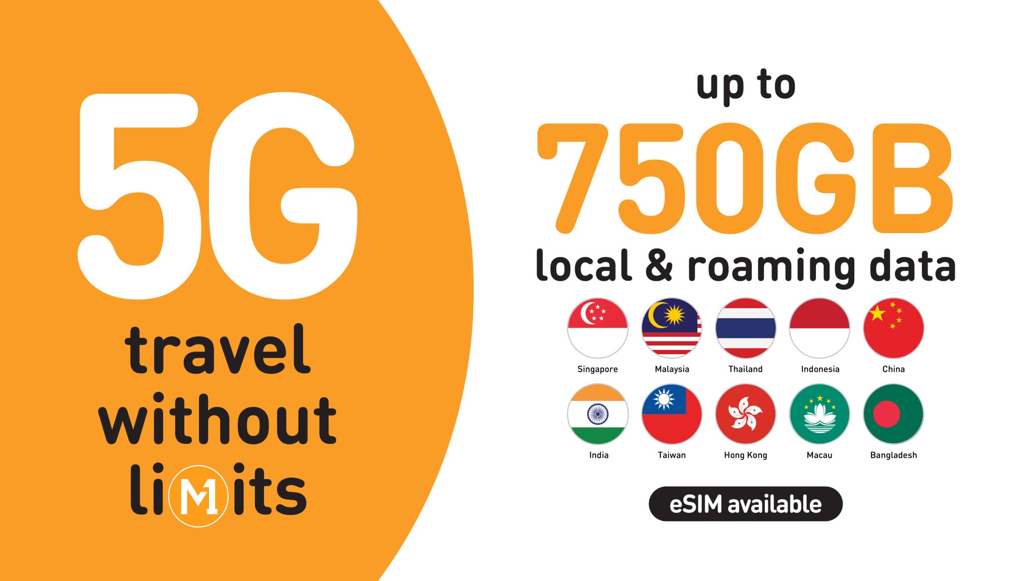 Singapore M1 5G SIM Card - main image