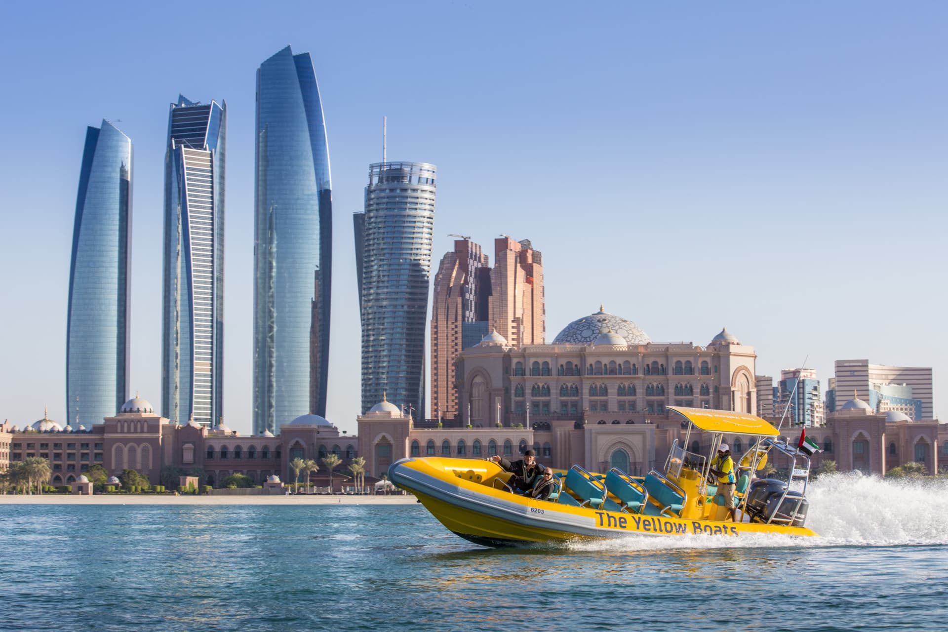 The Yellow Boats Abu Dhabi Speedboat Tour - imagen principal