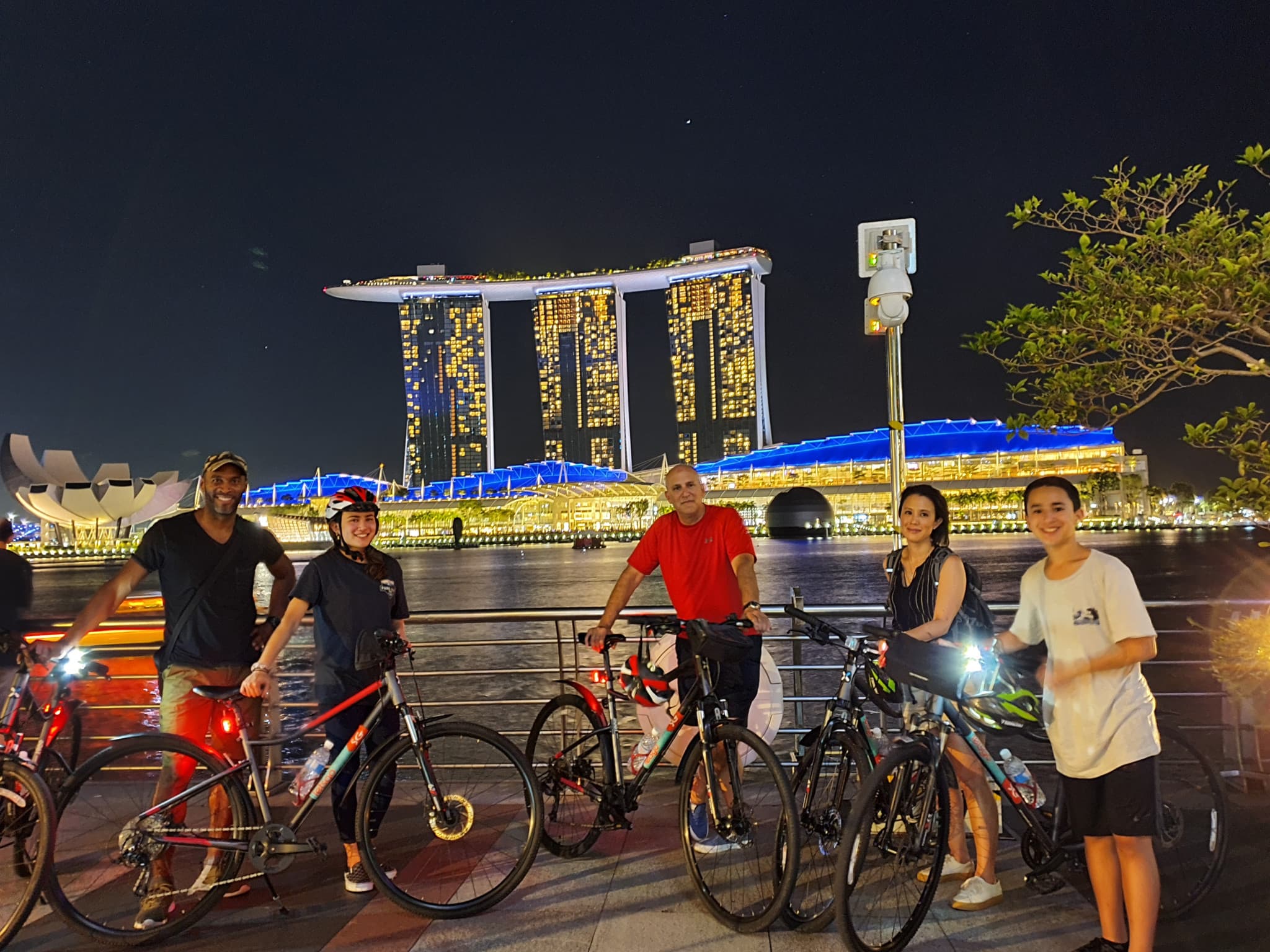 Marina Bay Night Cycling Tour - main image