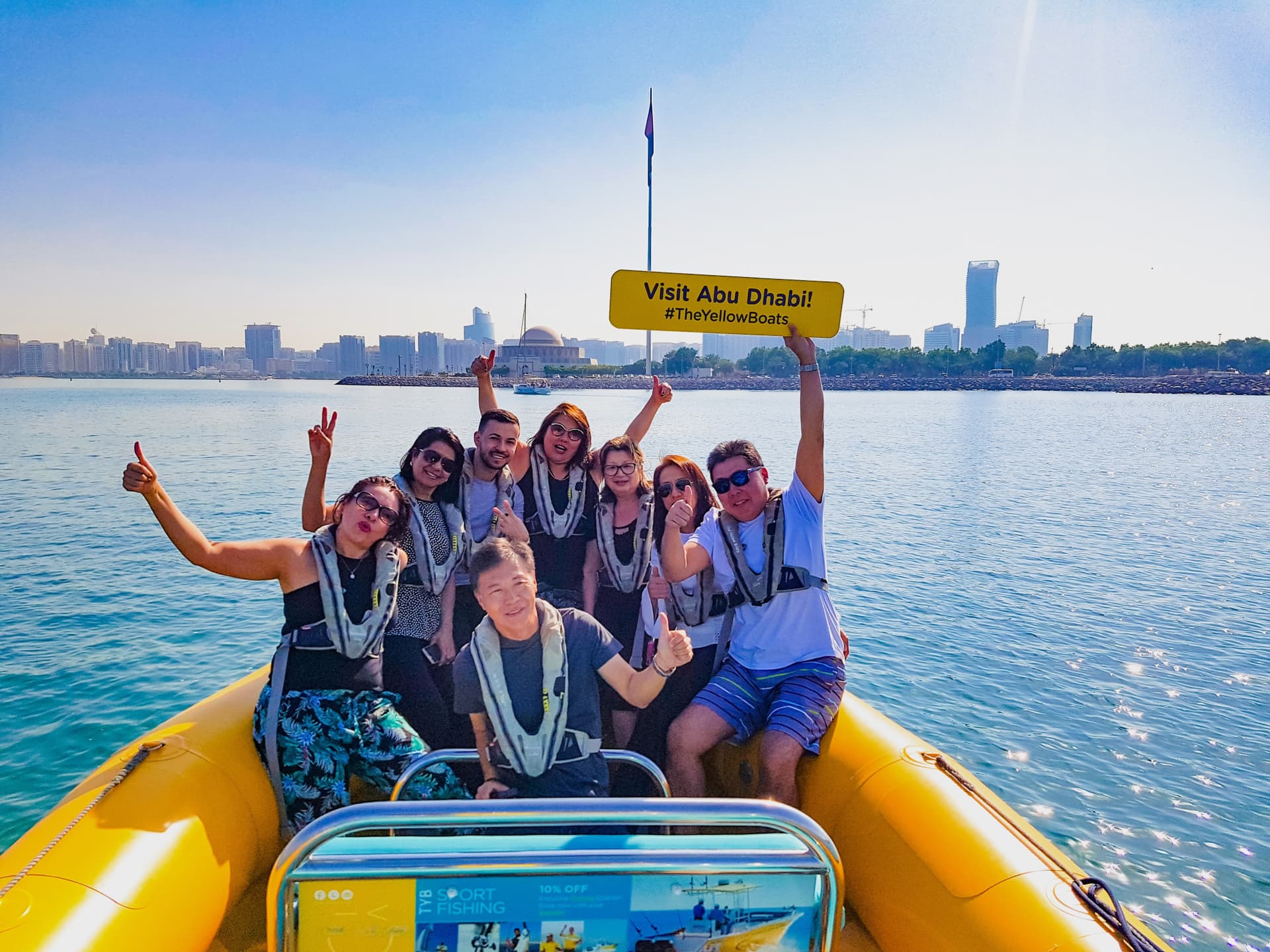 The Yellow Boats Abu Dhabi Speedboat Tour - imagen 8